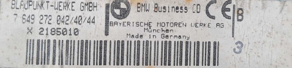 Radio BMW 3 E46 Business Cd 99r coupe