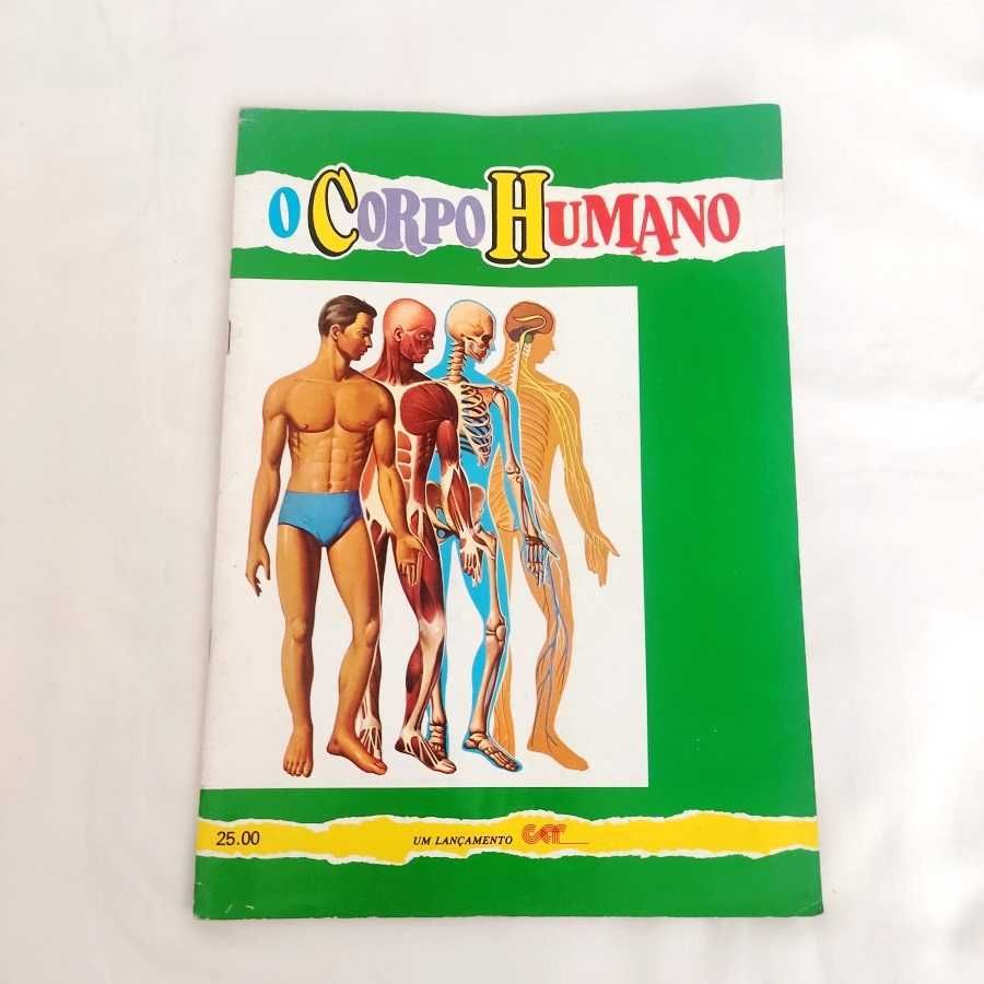 Caderneta O Corpo Humano completa 1976 Em muito bom estado