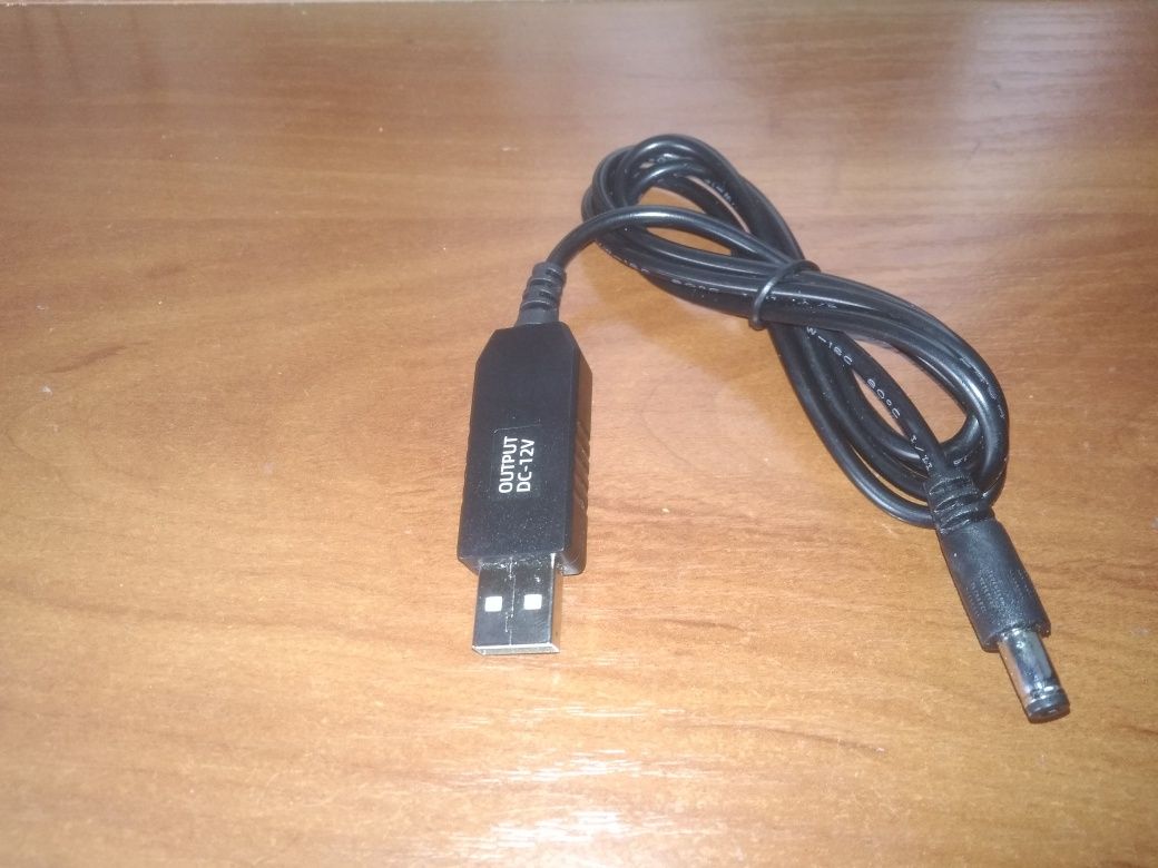 Кабель USB DC-12V для живлення роутера