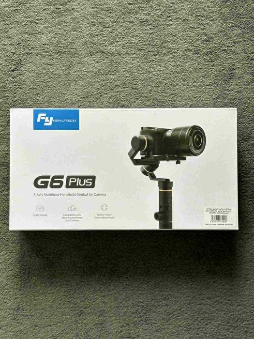 Gimbal FeiyuTech G6 Plus – komplet, stan bardzo dobry