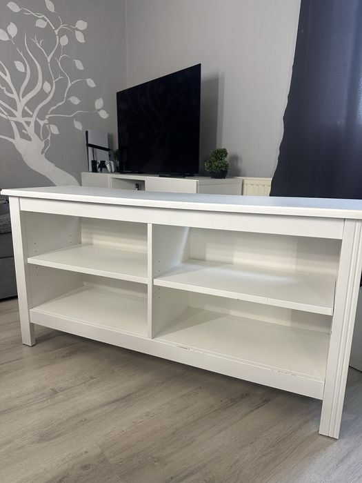 Ikea komoda szafka z półkami  120 cm używana biała pod tv