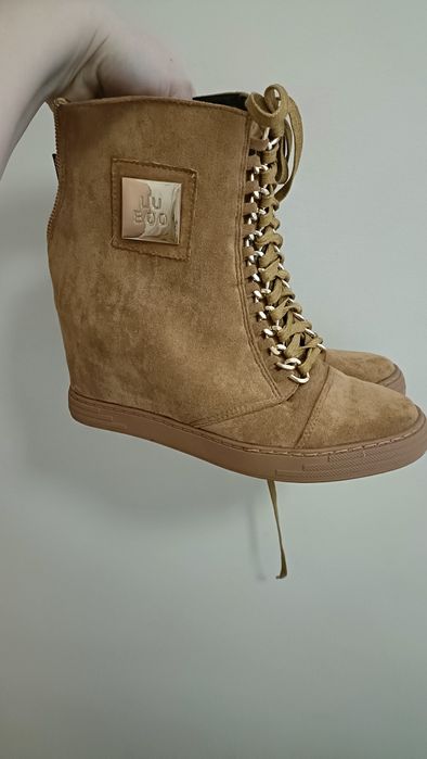 Nowe buty -trampki na koturnie. Luboo