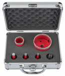 Zestaw 5 OTWORNIC Koronek 6-68 mm Otwornica Diamentowa Adapter HEX M14