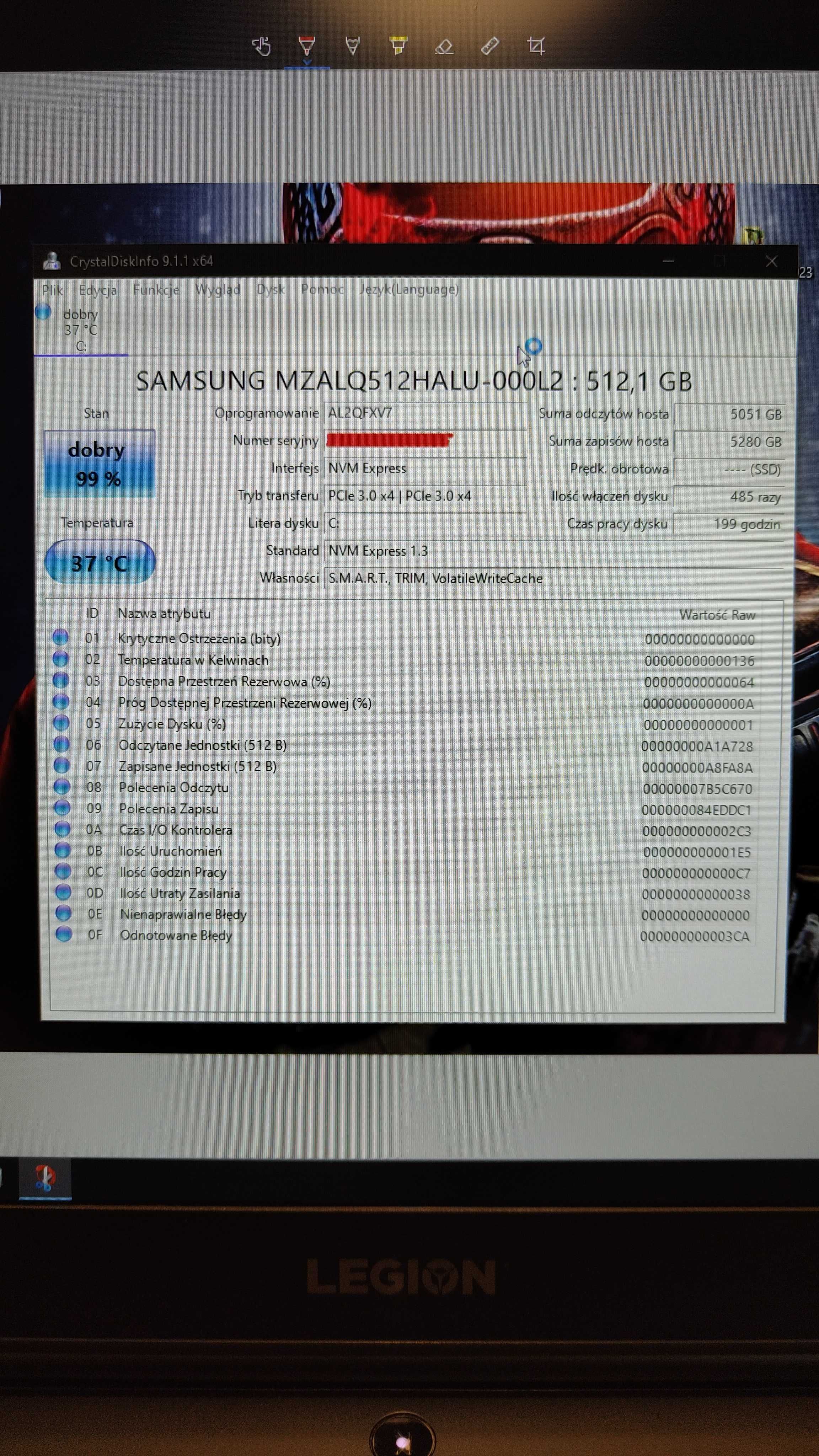 OKAZJA Gamingowy Laptop Lenovo Legion 5 17,3 cala