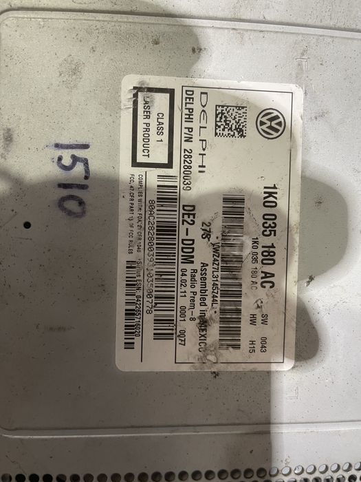 Магнитола,магнитофон volkswagen,фольксваген