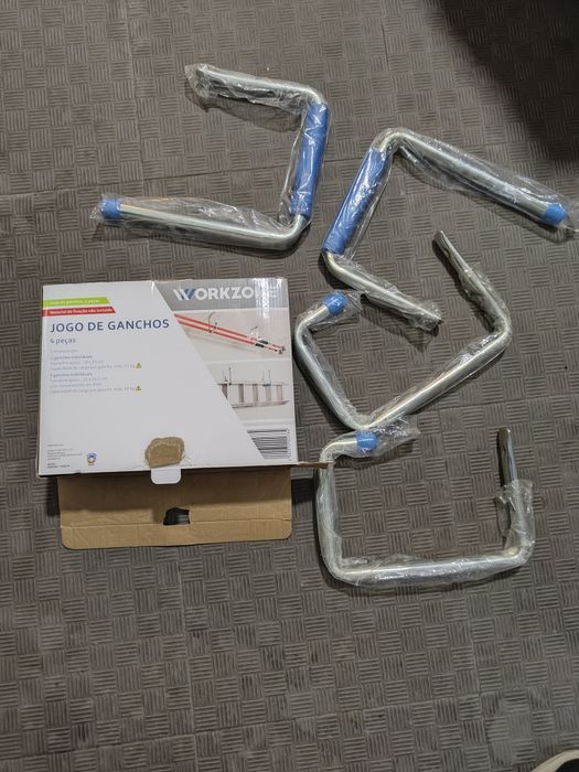 4 ganchos suporte (bicicleta/prancha)