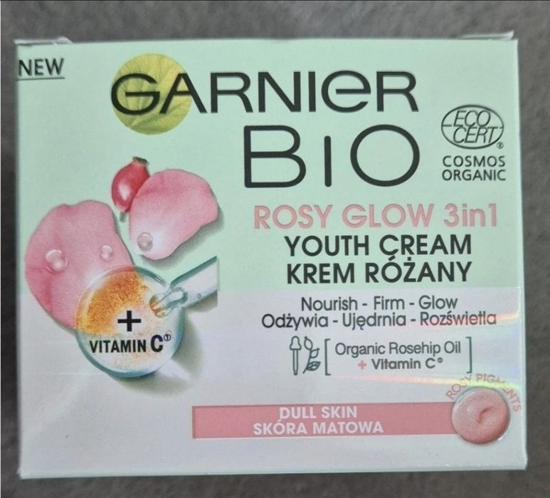 Garnier bio krem różany 50ml