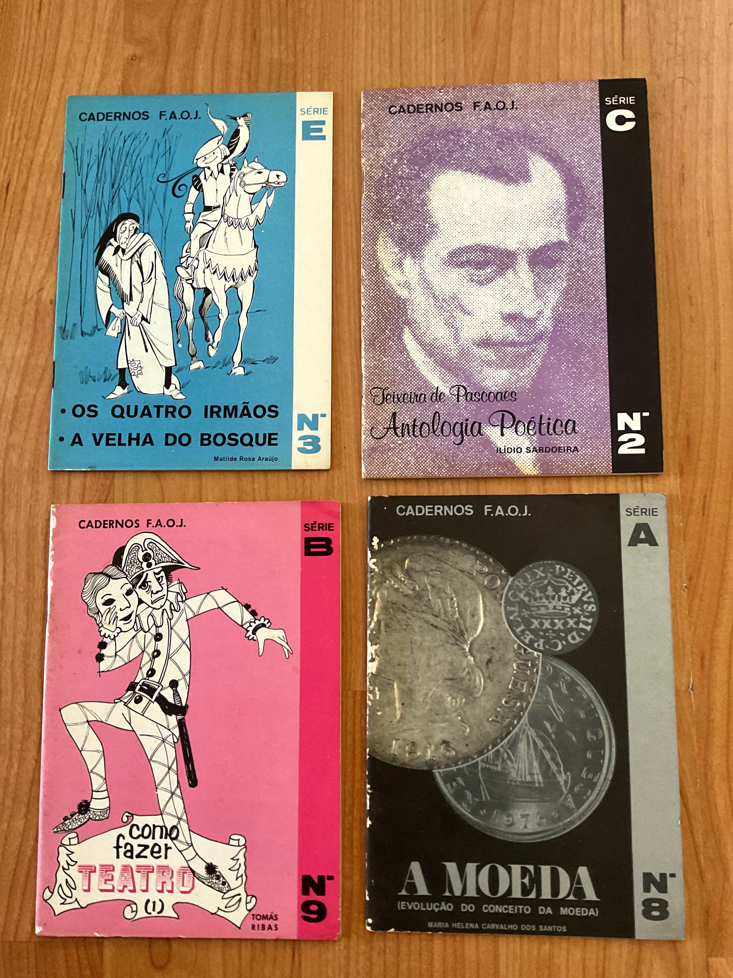 Livros educativos antigos (70s) - FAOJ / Cultura E Desporto / Etc...
