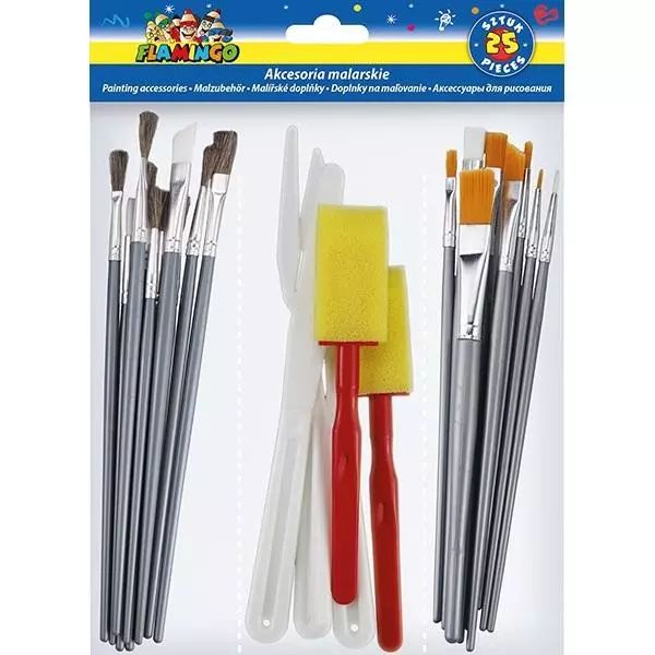 Zestaw akcesoriów artystycznych 25szt. Titanum