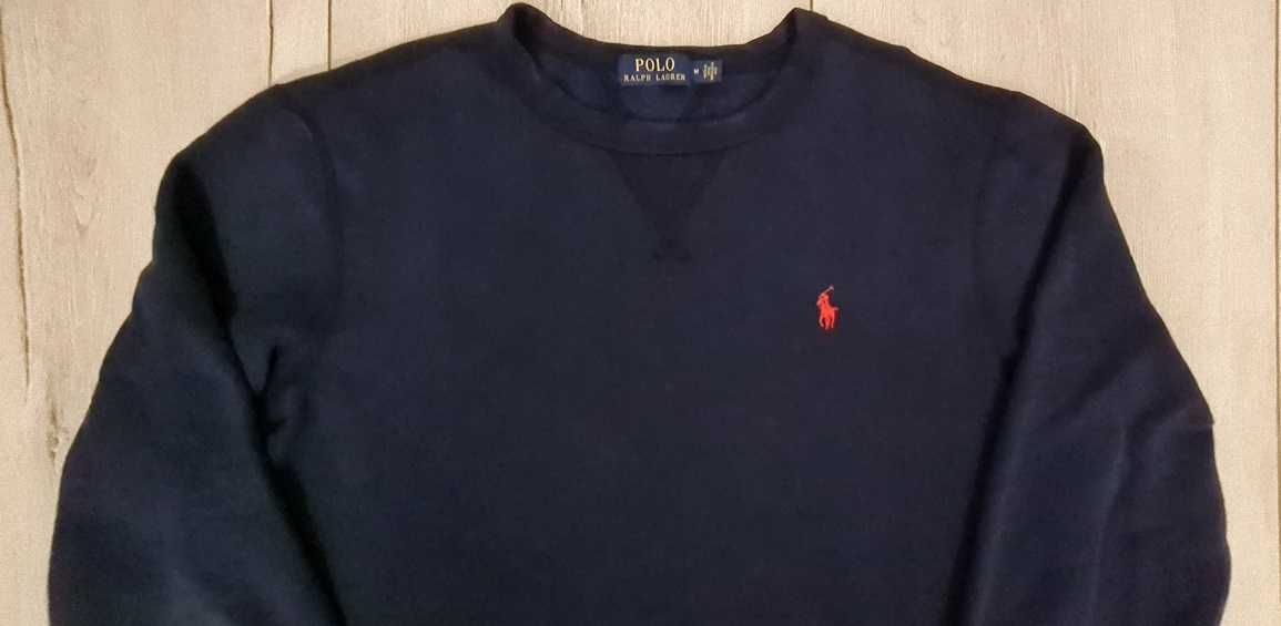 NOWA Bluza męska POLO RALPH LAUREN (rozmiar M/L) granatowa