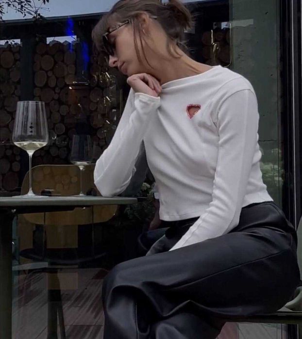 Лонгслів укорочений від укр бренду Mogozine (Masculine.Femone)