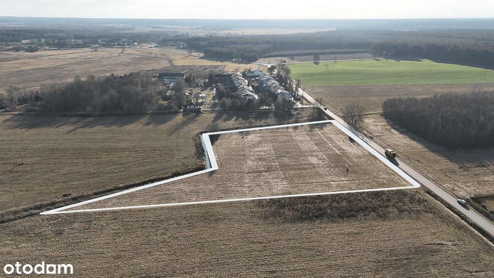 Duża działka budowlana z mediami – 1,39 ha, Opaka k. Lubaczowa