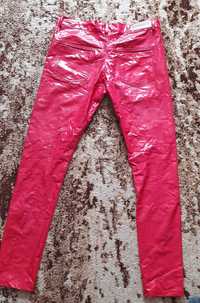 Męskie czerwone spodnie lateksowe SEXYYY