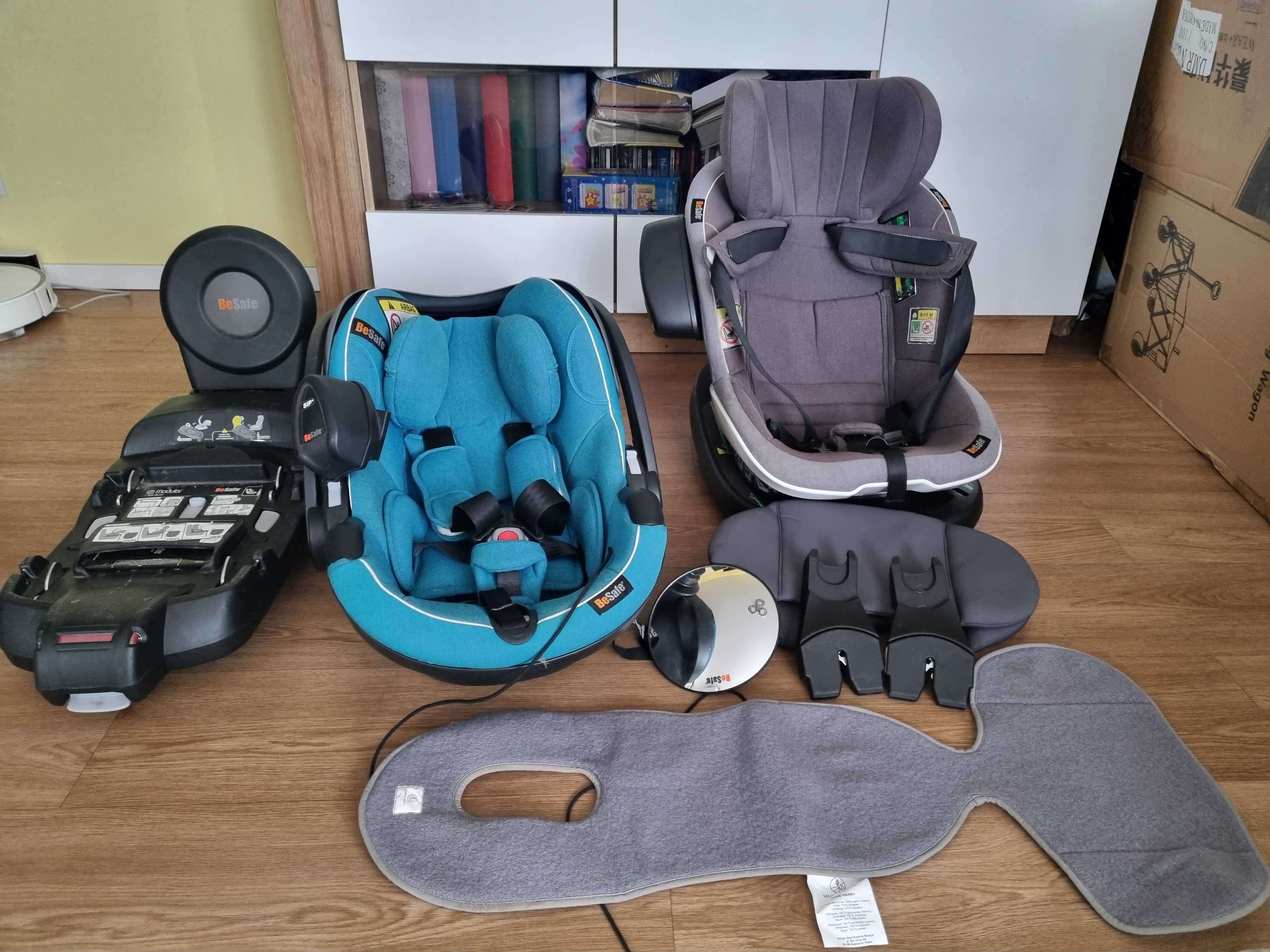 nosidełko skorupa fotelik 0-13 0-18 besafe izi go modular