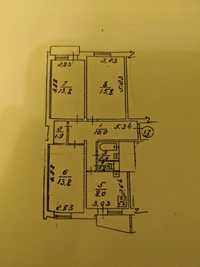 Продам 3к квартиру метро Мінська