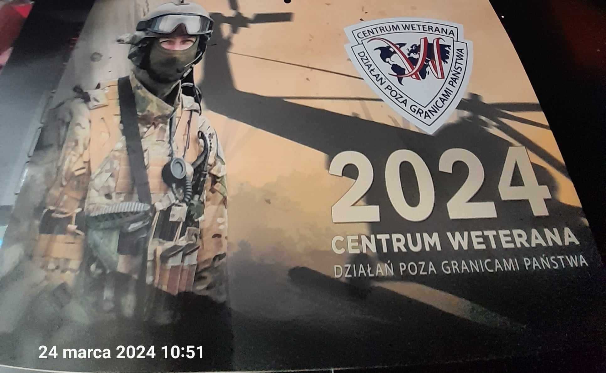 Kalendarz Centrum Weterana Działań poza Granicami Państwa na 2024 rok