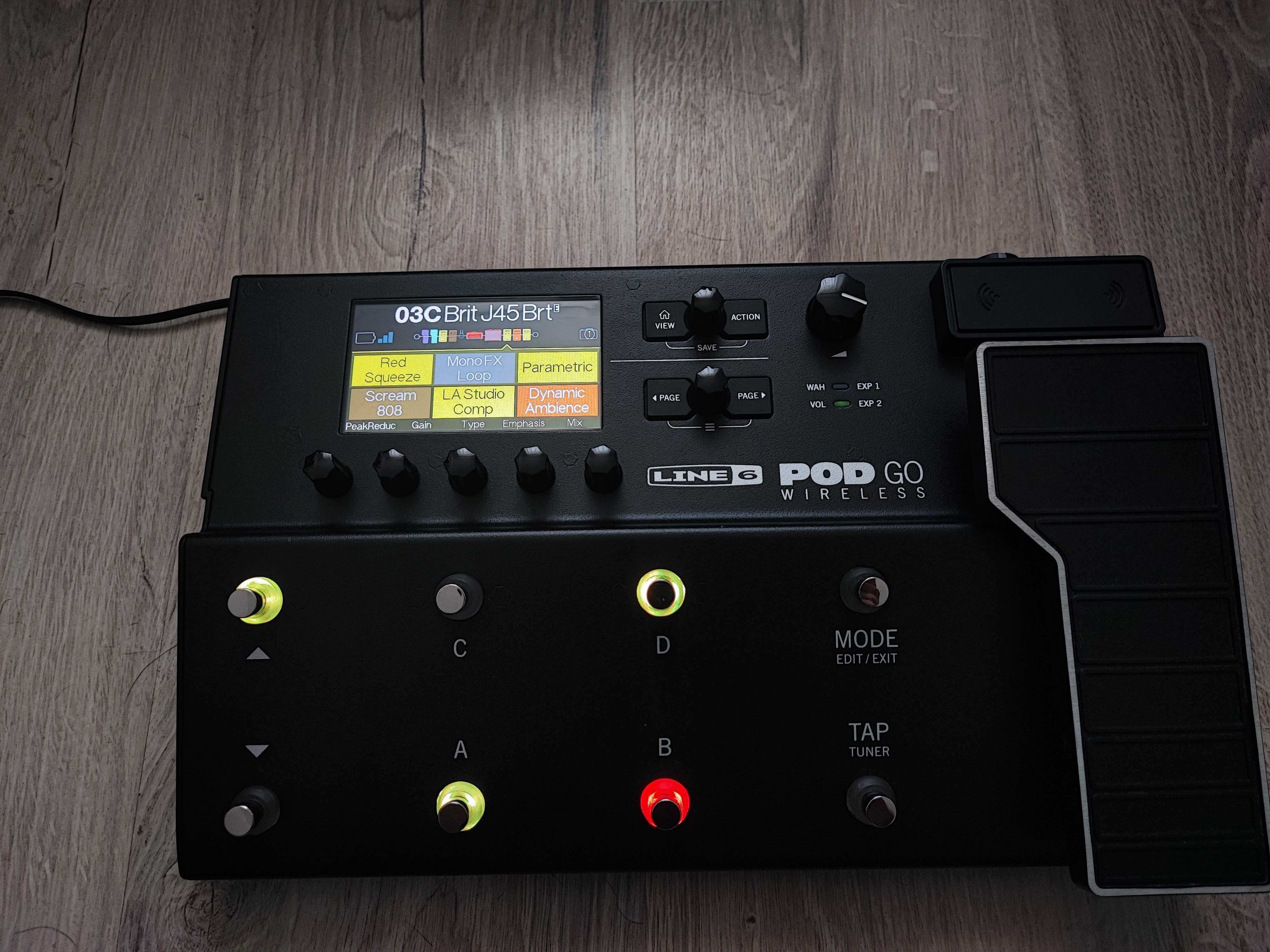 Multiefekt gitarowy Line6 POD GO Wireless