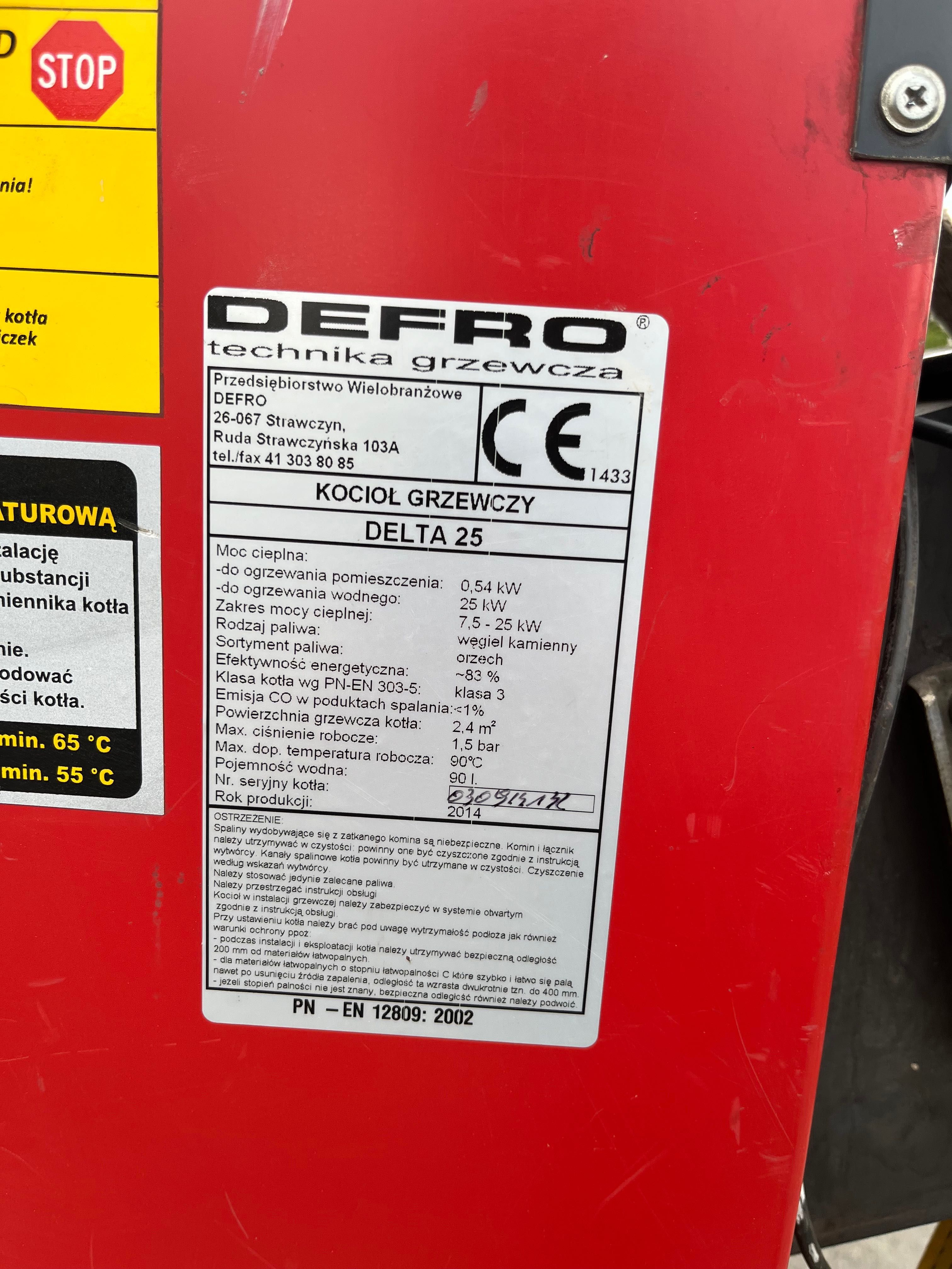 Pięć na drewno węgiel 25kW