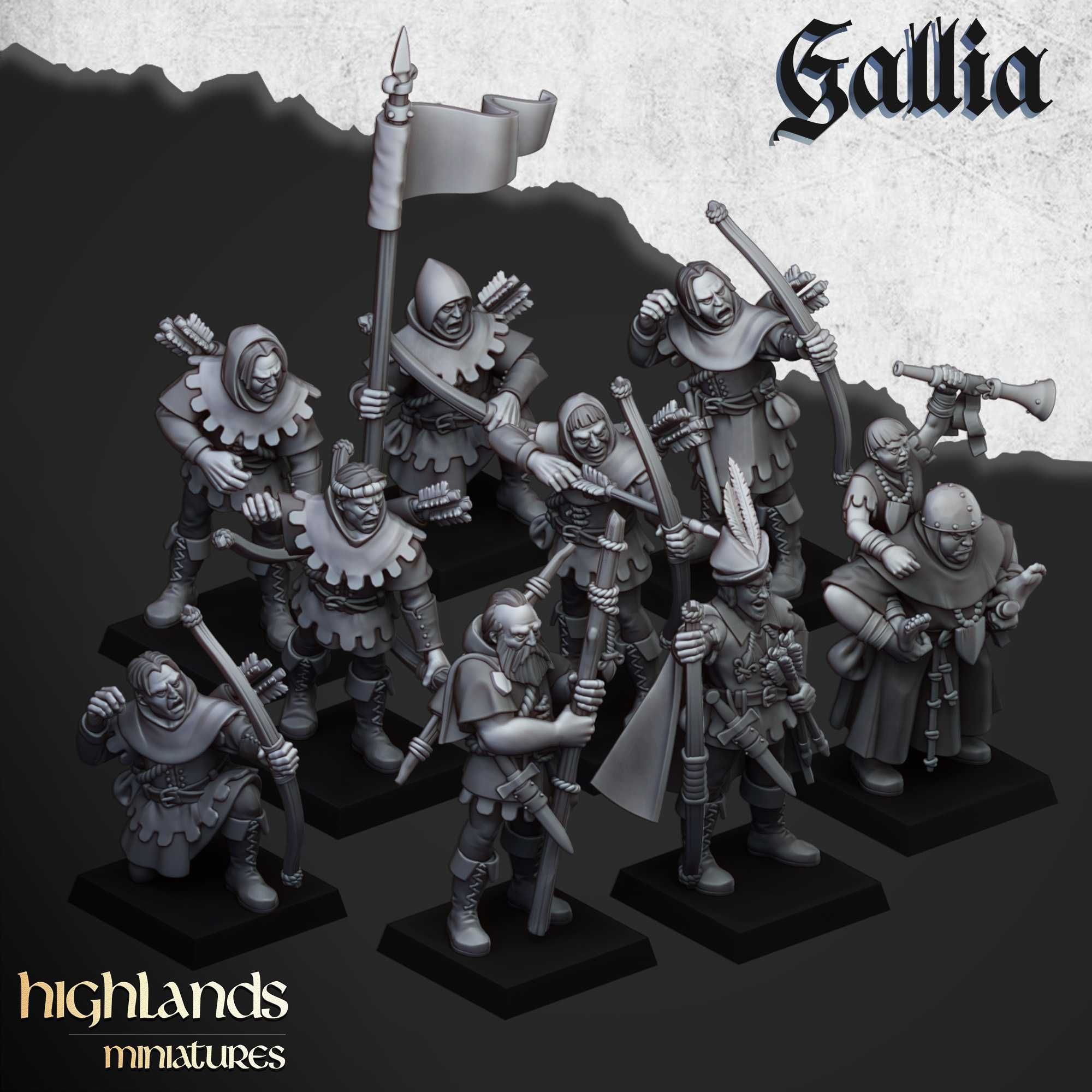 Robin Hood and the Sherwood Archers - ToW AoS WFB Highlands x10