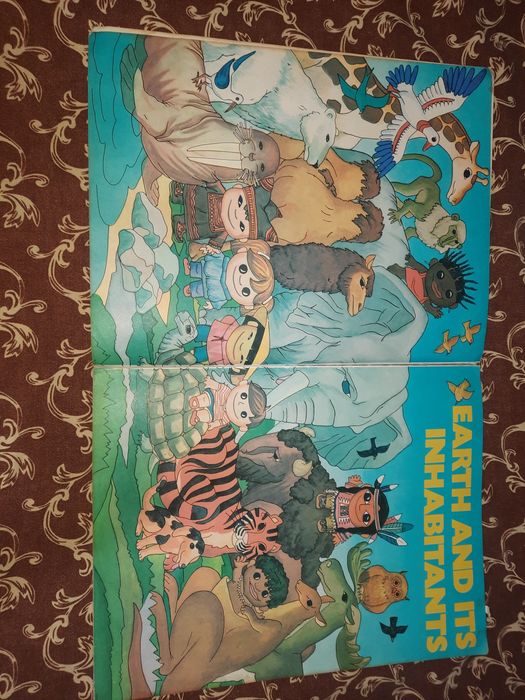 World and the man, дитячий атлас світу англійською