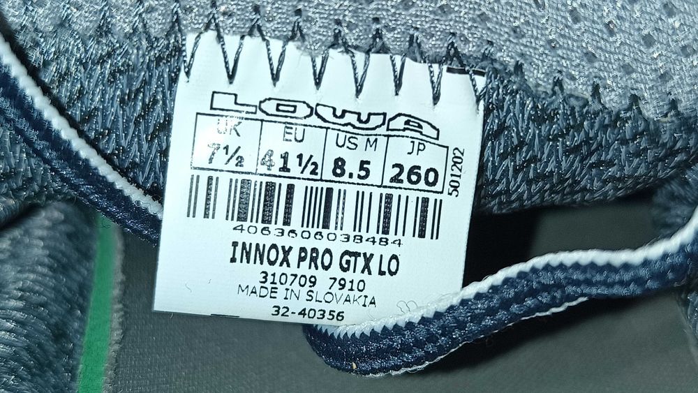 Buty trekkingowe LOWA INNOX PRO GTX LO r.41,5 Gore-Tex st.bardzo dobry