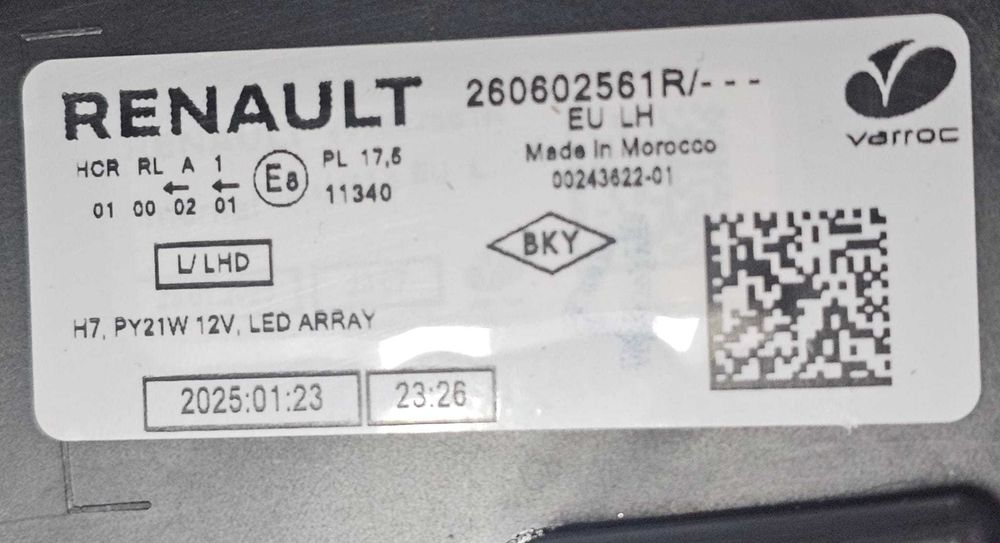 Otica Esquerda Dacia Sandero III | 130650