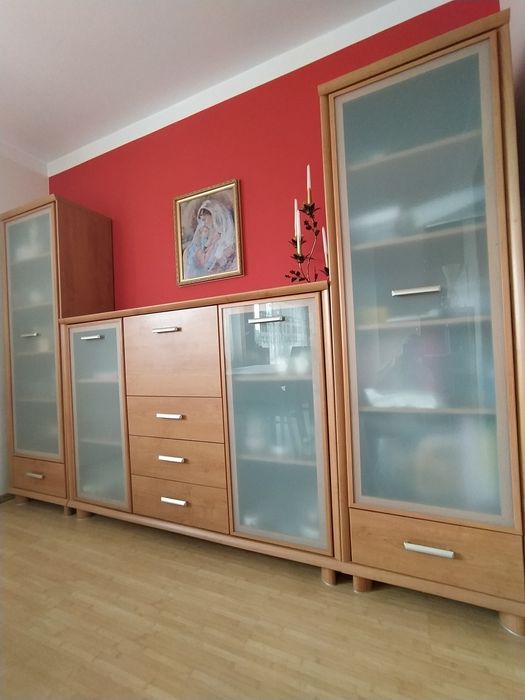 Zestaw mebli BRW Syriusz stół krzesła komoda witryna regał