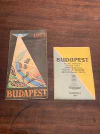 Stare mapy budapesztu 1973