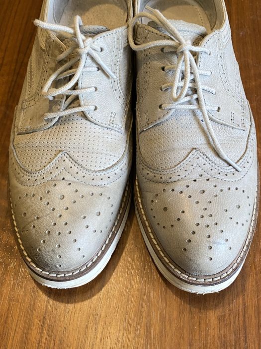 Женские туфли оксфорды броги натуральная кожа 38