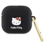 Etui Hello Kitty Silicone 3D Kitty Head na AirPods 3 - czarne