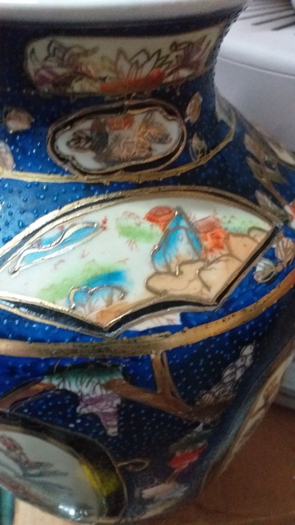 Jarro pintado á mão