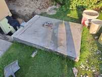 płyta/płyty betonowe grubość 10 cm 120x93 cm na tymczasową drogę -9szt