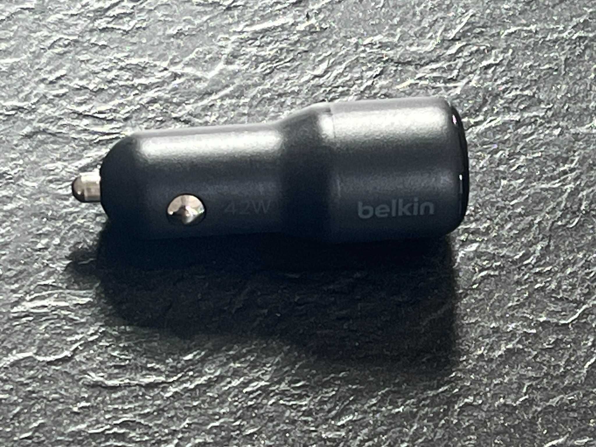 Ładowarka samochodowa Belkin Boost USB-A 12W + USB-C PD3.0 PPS 30W