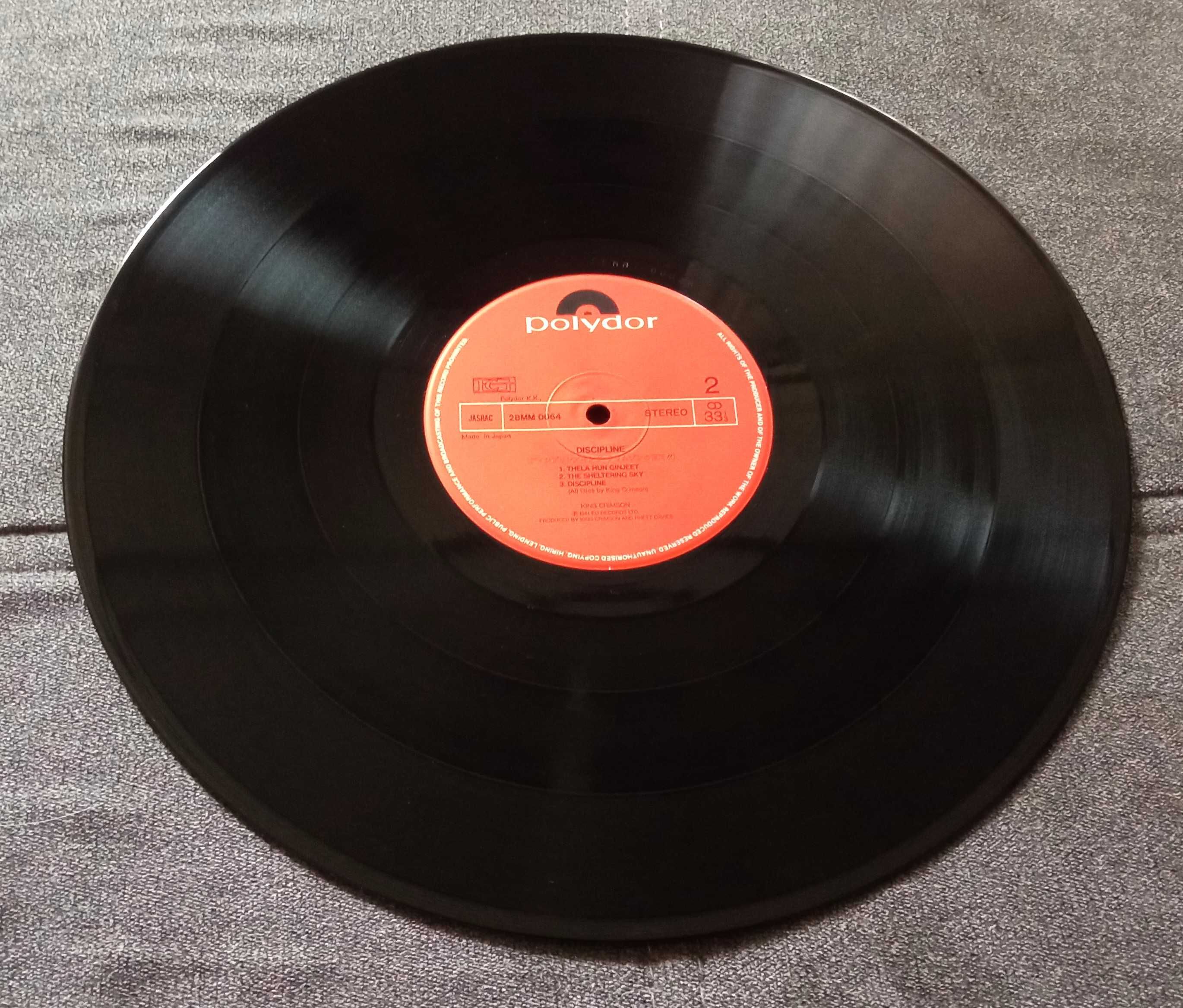 King Crimson Discipline winyl 1981 Japan Obi