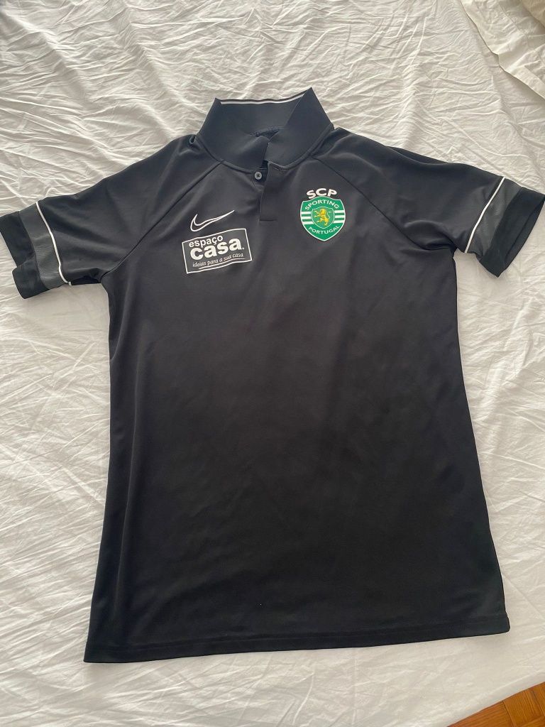 Polo preto oficial do Sporting, Nike