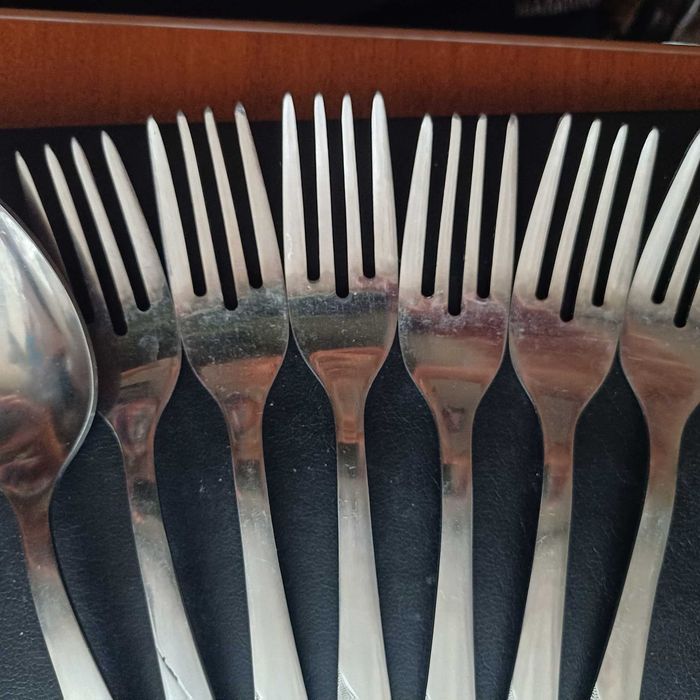 Вилки столовые СССР цветы розы  нержавеющая сталь нержавейка новые