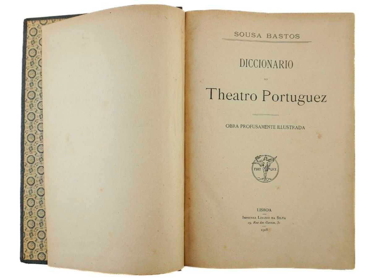 Livro: "Diccionario do theatro portuguez"