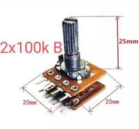 Potencjometr 2x100k "B"