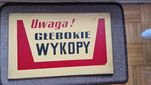 Metalowa tablica PRL