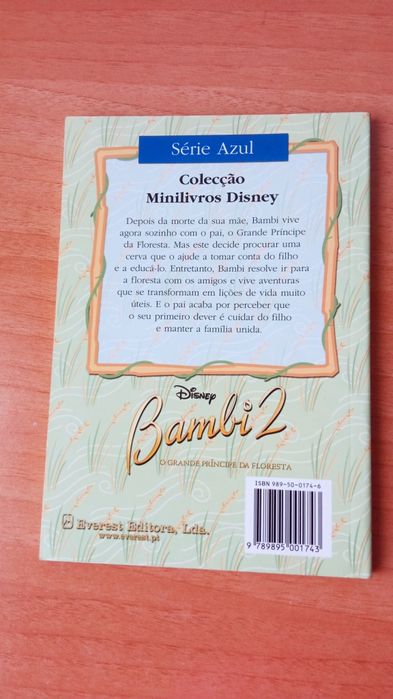 Livro Novo " Bambi - O grande príncipe da Floresta"