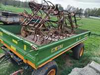 Przyczepa wywrotka HL6011.,kultywator,agregat,transport