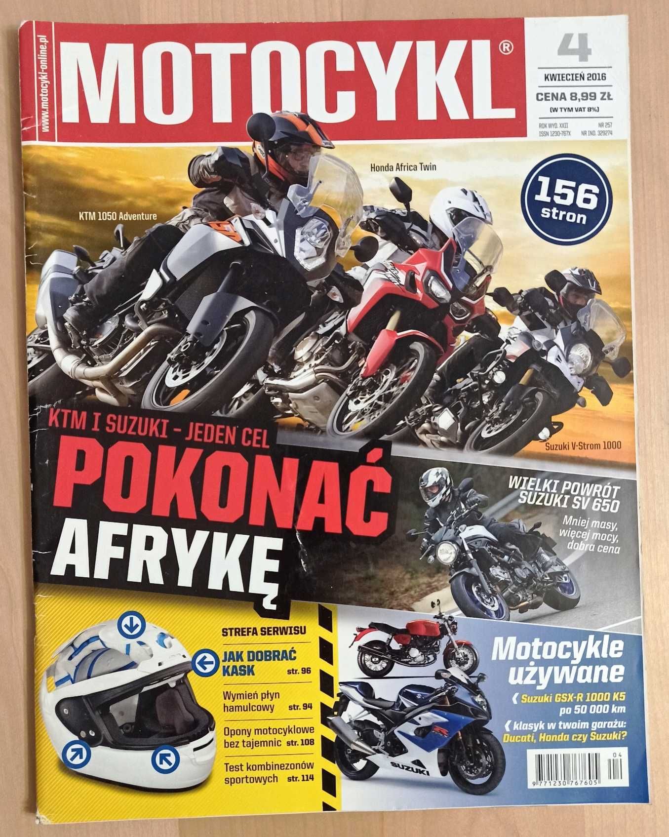 2 gazety Motocykl 4/2016, 10/2016