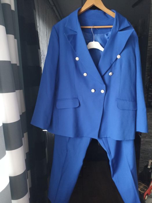 Garnitur damski chabrowy