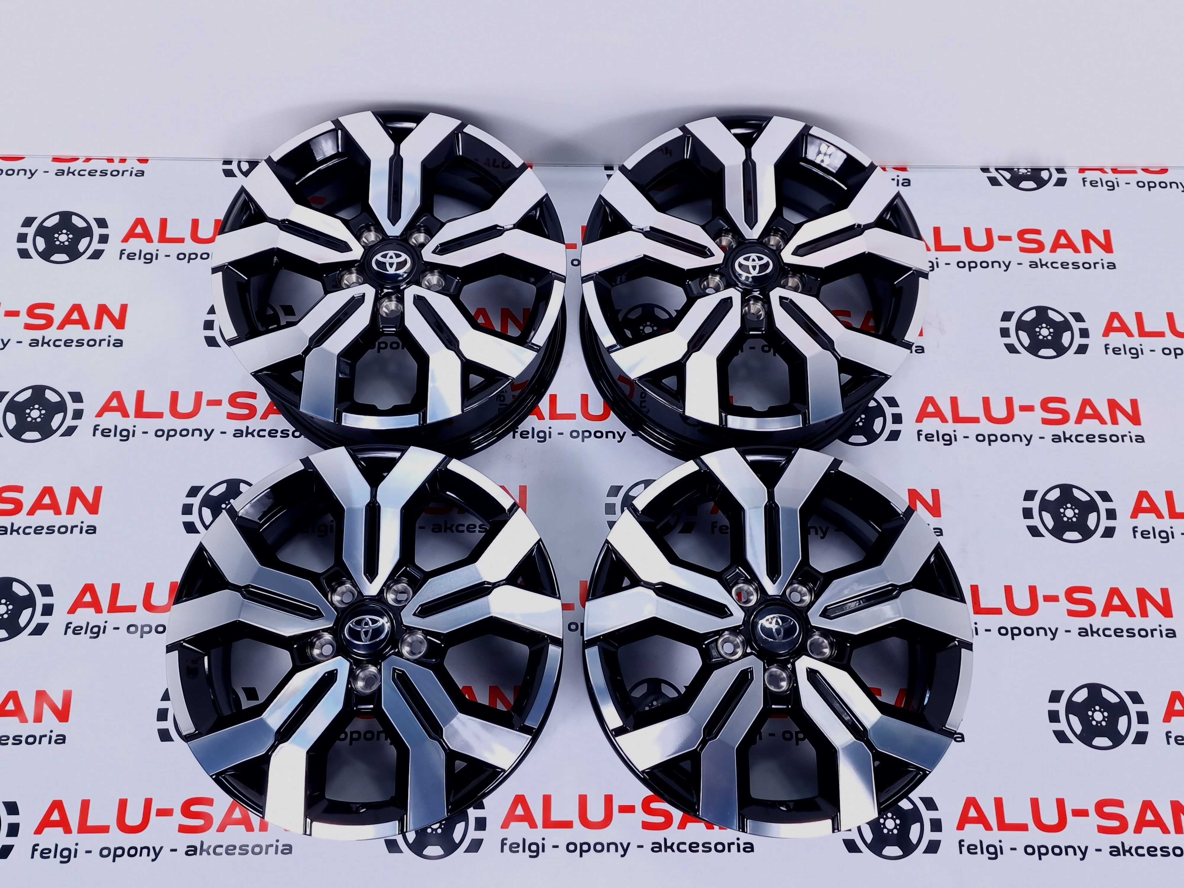 NOWE alufelgi TOYOTA 17" 5x114,3 Auris Corolla RAV-4 Previa Czarne