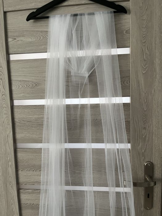 Śnieżnobiały welon 3 metry