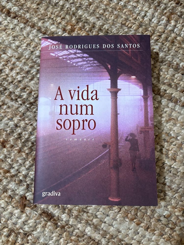 Livro “A vida num sopro”  de José Rodrigues dos Santos - 1.ª edição!