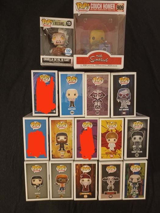 Funko Pop фігурки різних тематик