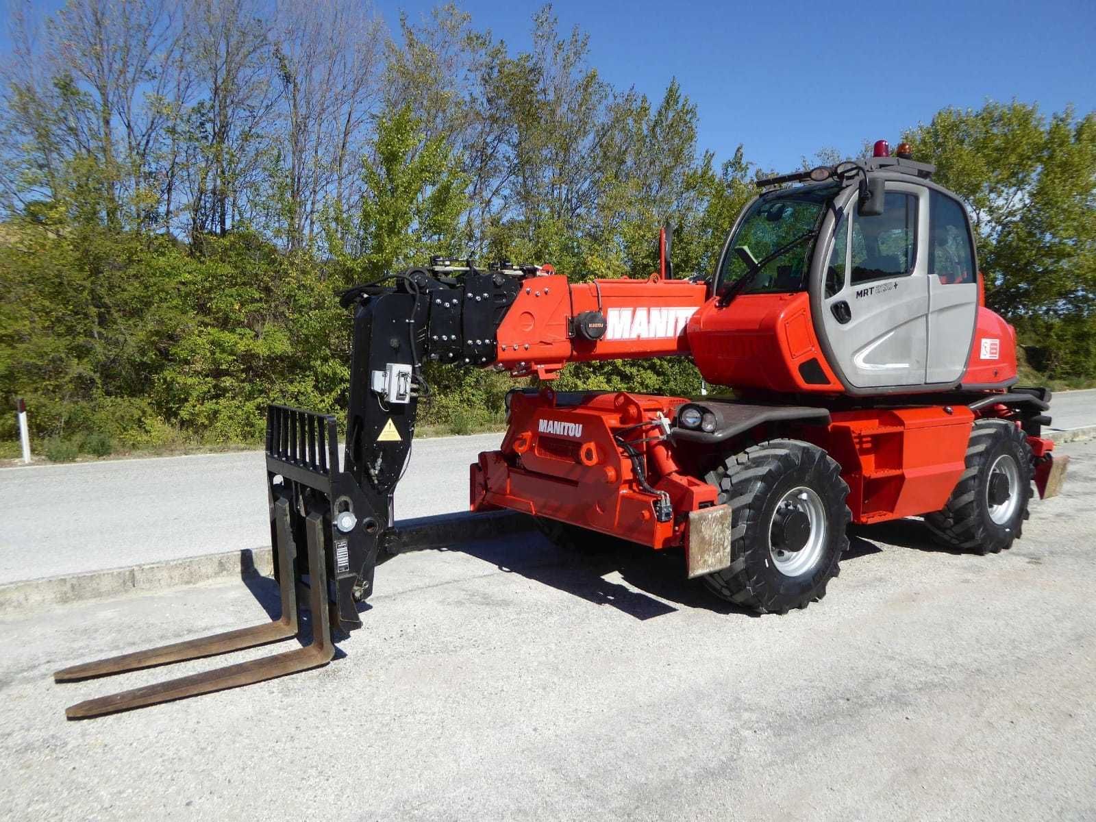 Wynajem ładowarki teleskopowej obrotowej Manitou MRT 2550, 2150 5t 25m