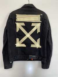 Куртка off white jean jacket large