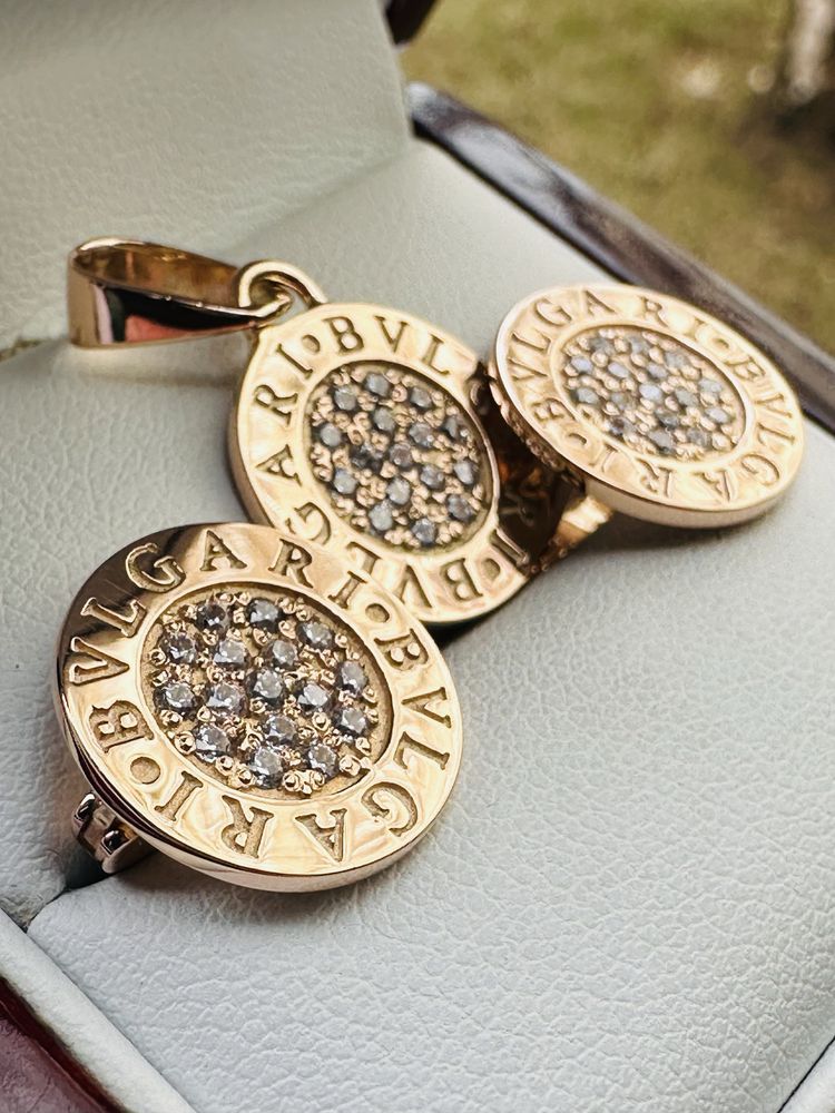 Золотой комплект bvlgari 585